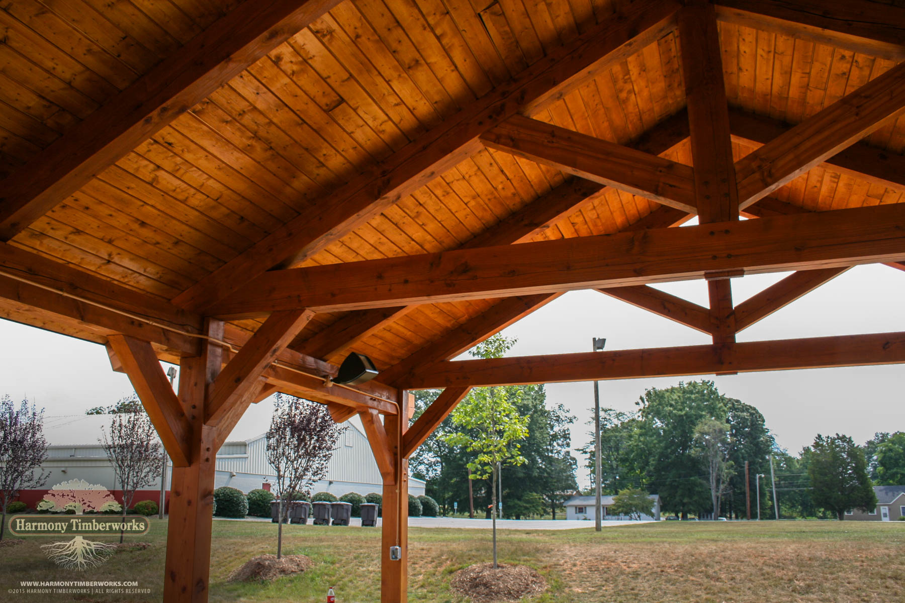 Interior Queen Truss, Open Pavilion Roof Support