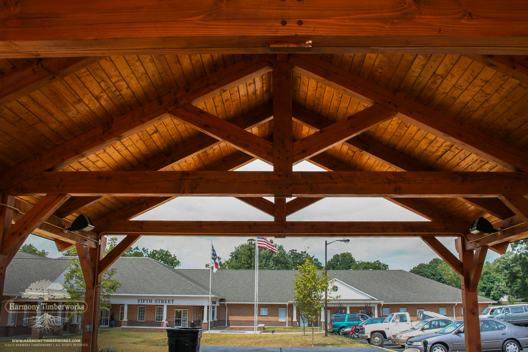 Interior Ceiling Queen Truss, Open Frame Pavilion