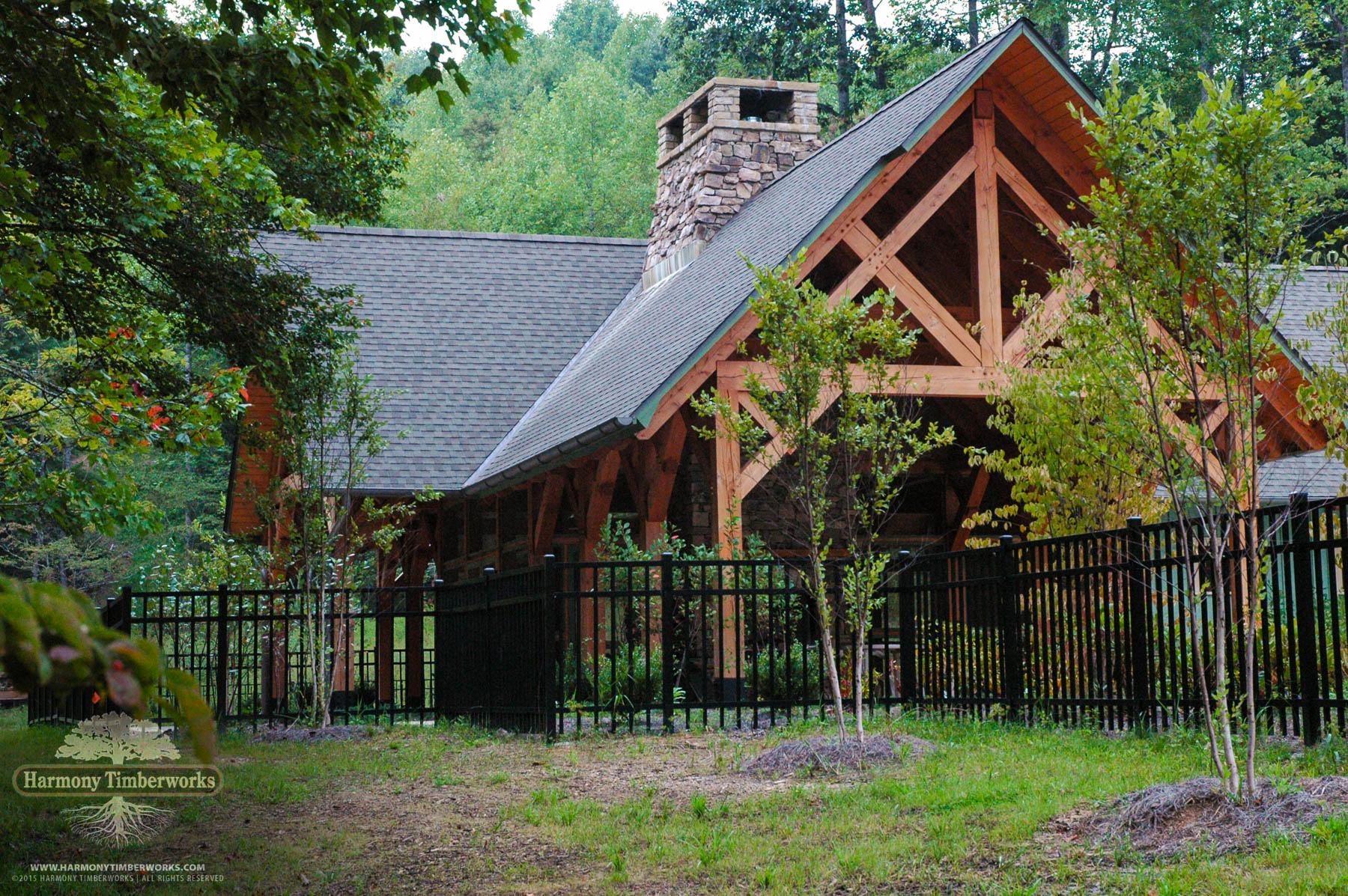 Structural Framing, Open Timber Pavilion