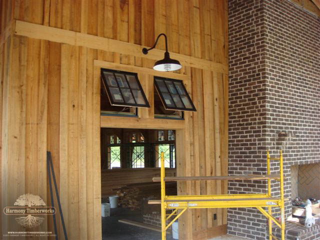 Exterior Doorway, Timber Frame Barn
