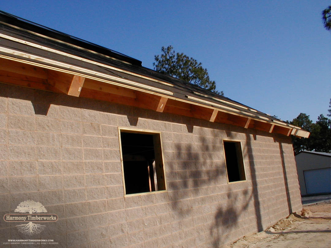 Exterior Window Frame Outs, Horse Barn