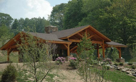 Exterior Wooden Pavilion